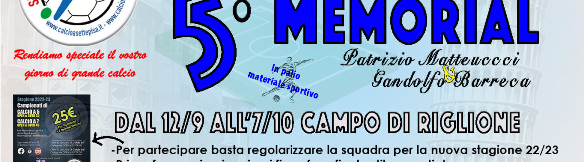 5° Memorial Matteucci & Barreca