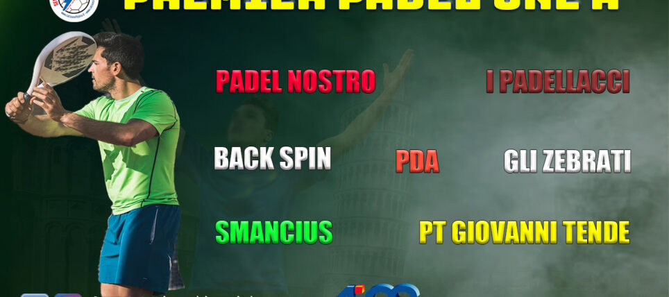 Padel Premier Padel One A: PDA vince il campionato. La classifica finale, la griglia per la fase finale.