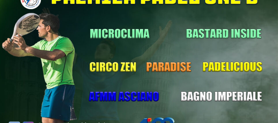 Padel Premier Padel One B: Afm Asciano vince il campionato. La classifica finale, la griglia per la fase finale.