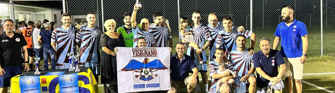 CALCIO A 7: AL VISIGNANO IL 15° MEMORIAL SAMUEL PICCHI. IN COPPA SILVER TRIONFA LA SCEPRE. SCINTILLA CUP: GRIMALDI E ALBERONE CAMPIONI GOLD E SILVER. TUTTI I PREMI DI SQUADRA E INDIVIDUALI E LE FOTO.